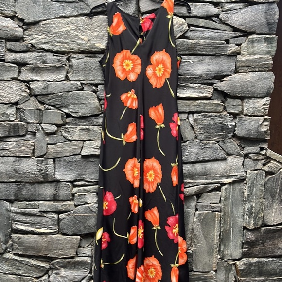 Smart Set Black Floral Maxi Dress - Picture 3 of 4